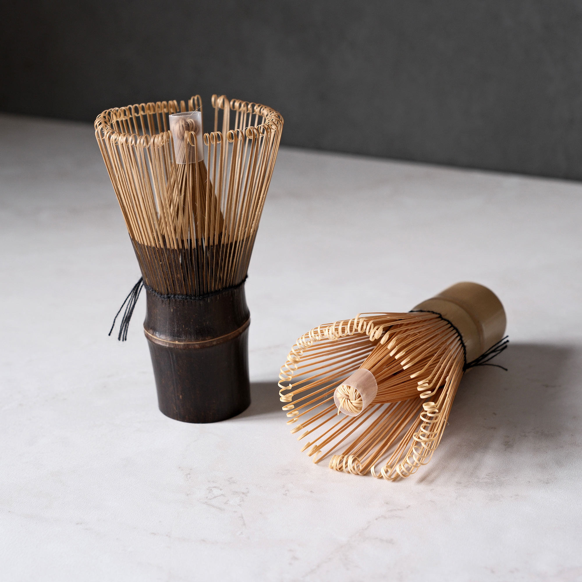 CREATE YOUR OWN MATCHA SET / Handmade Rough Pottery Matcha Bowl & Tea Ceremony Set, Handcrafted and Glazed, with Natural Bamboo Utensils, ideal as Gift Set, Gift Ideas - Image 6