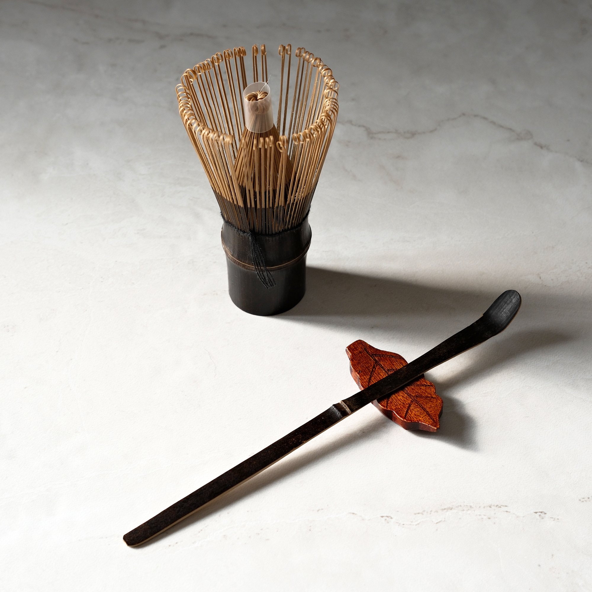 CREATE YOUR OWN MATCHA SET / Handmade Rough Pottery Matcha Bowl & Tea Ceremony Set, Handcrafted and Glazed, with Natural Bamboo Utensils, ideal as Gift Set, Gift Ideas - Image 17