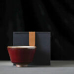 Handcrafted Tea Cup – Deep Red | Quiet Warmth for Gong Fu Cha Moments